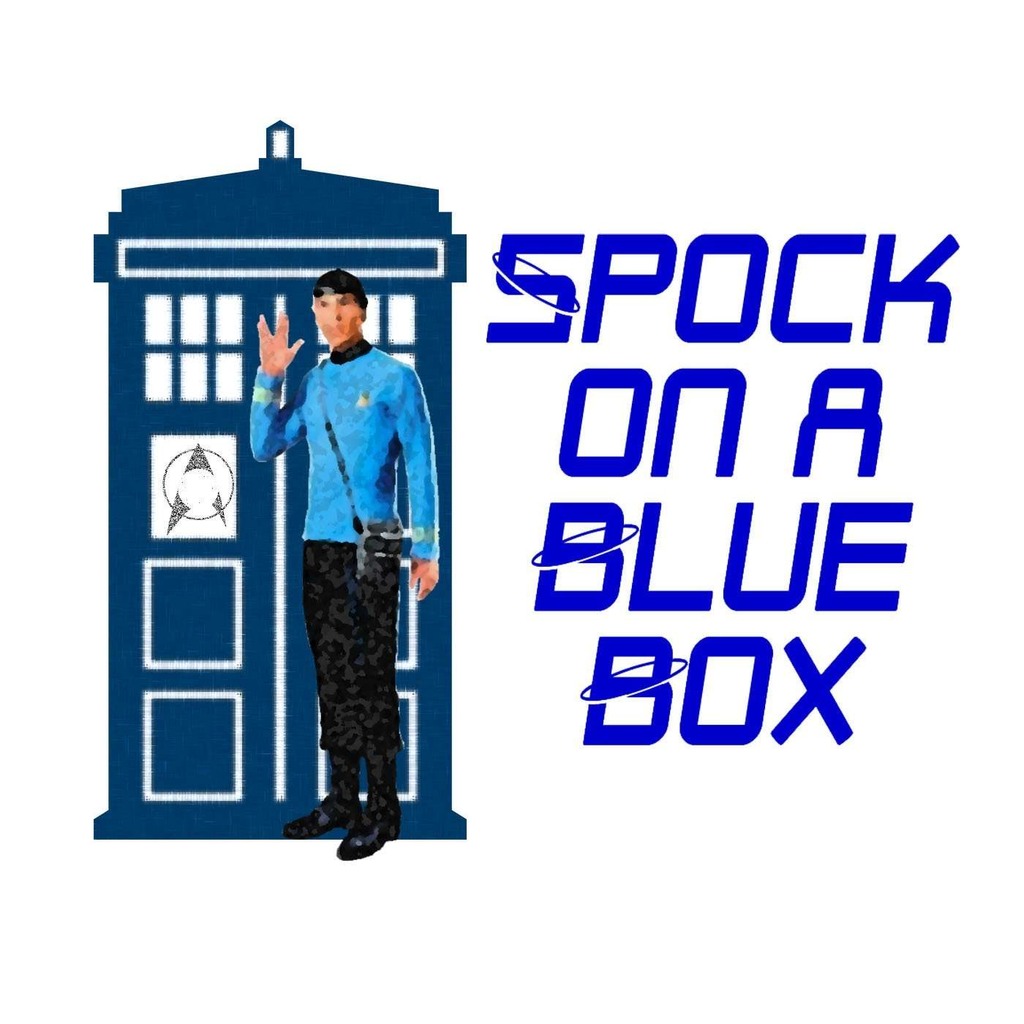 Spock on a Blue Box