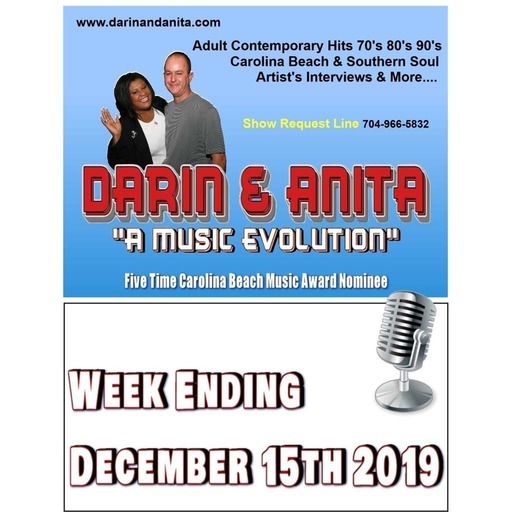 Darin & Anita "A Music Evolution" Week Ending December 15th 2019
