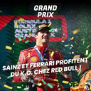 Sainz et Ferrari profitent du K.O. chez Red Bull !
