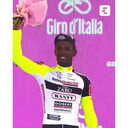Binian Girmay se blesse sur le podium avec un bouchon (Tour d'Italie 2022)