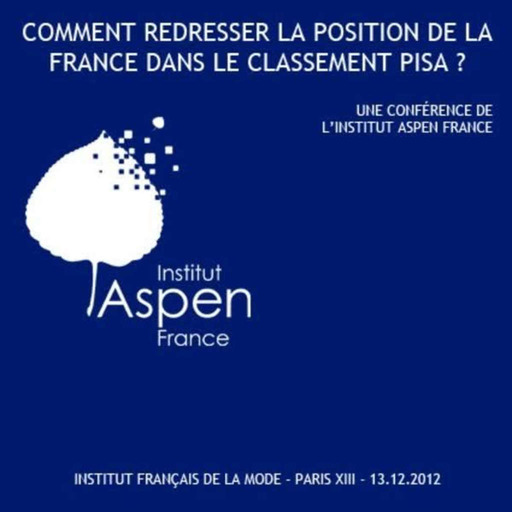 Comment Redresser la position de la France dans le classement PISA ? [13.12.2012] Session 1: Intervention de Jean-Michel Blanquer