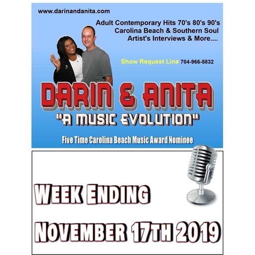 Darin & Anita "A Music Evolution" Week Ending November 17th 2019