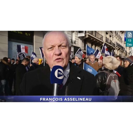 TV Libertés - Manifestation du 10 décembre à Paris (avec François Asselineau et Juan Branco) - 2019-12-13