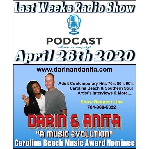 Darin & Anita "A Music Evolution" Week Ending April 26th 2020