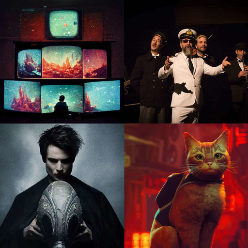 Capteurs d'écran #27 - Images d'IA, Titanic, Sandman et Stray