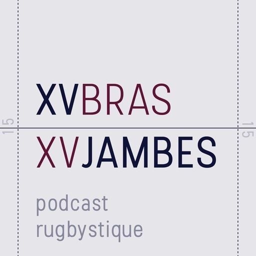 (Thierry) Lacroix et la bannière - Présentation de la coupe du monde de rugby 2015