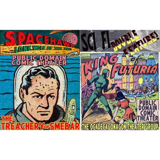 Public Domain Comic Book Theater Science Fiction Double Feature Special