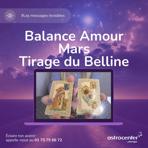 💖 Balance Mars Tirage Amoureux 💫  Message du Belline par Catherine Renard Gil