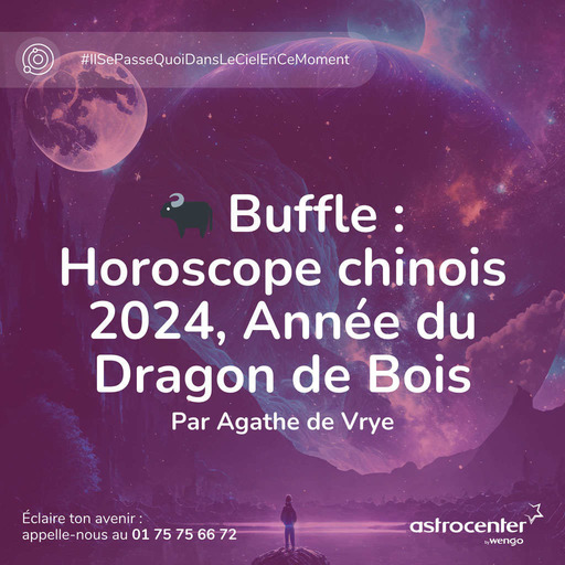 🐃 Buffle  : Horoscope chinois 2024, Année du Dragon de Bois