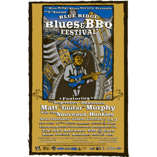 The BluzNdaBlood Show #99.5, Blue Ridge Blues & BBQ Festival Preview