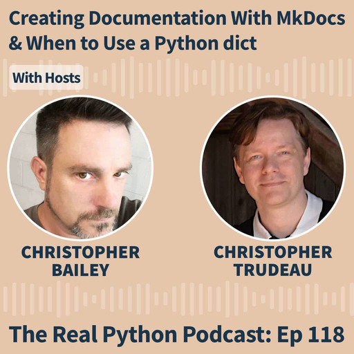 Creating Documentation With MkDocs & When to Use a Python dict