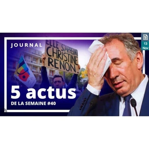 UPRTV - Politiques - Appauvrissement - UE - Monde - Salon MIF Les 5 actus de la semaine #40 - 2019-11-14