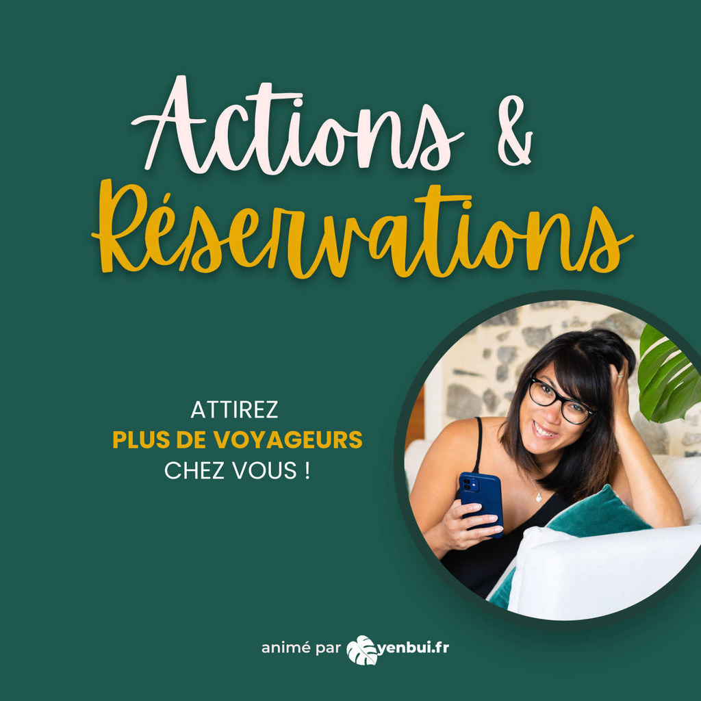 Actions/Réservations - conseils marketing en tourisme