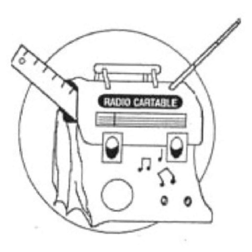 Message « Radio-Cartable » en portugais
