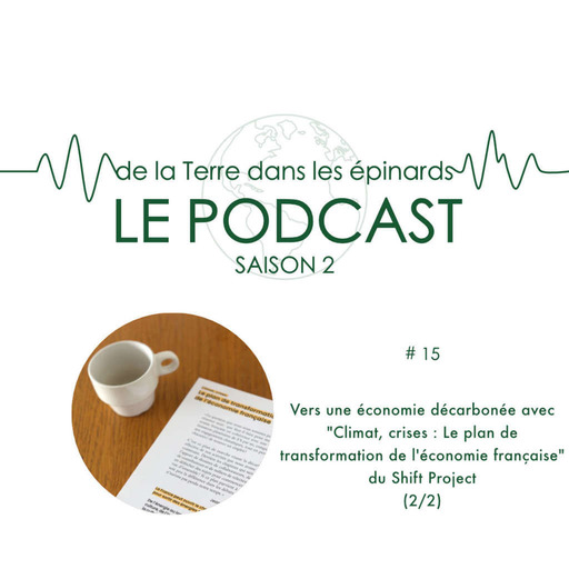 S02E15 - Vers une économie décarbonée avec "Climat, crises : Le plan de transformation de l'économie française", du Shift Project (2/2)