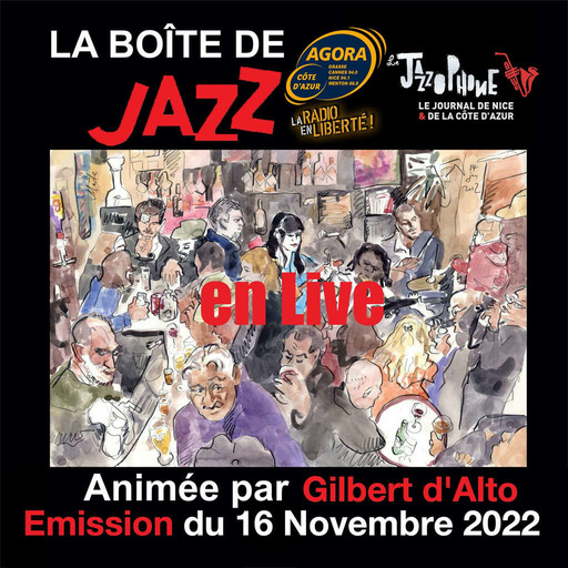 500ème Boîte de Jazz en Live du 16 novembre 2022 avec Ana Carla Maza