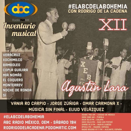 Agustín Lara, Inventario Musical XII